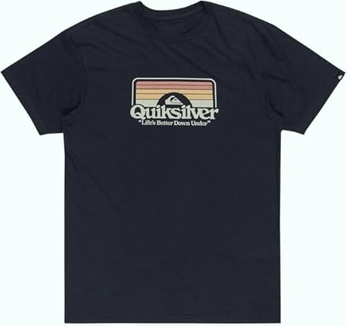 Quiksilver - Colors In Stereo Tshirt pour Homme - Navy Blazer - M