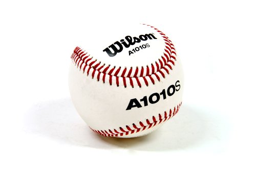 WILSON Practice and Soft Compression Baseballs, A1010, Blem (One Dozen), White & Red (A1011)