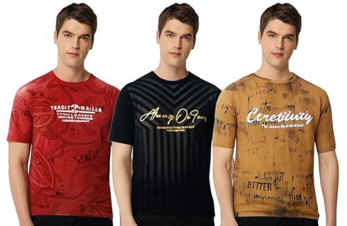 Image of SHAUN Men T-Shirt (404MTS $P Pack of 3)
