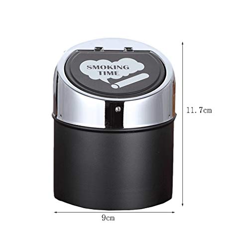 Asbakje RVS Asbak Groot Met Deksel opslag Asbak huis Woonkamer Slaapkamer Kantoor Bar Decoration voor Buiten Binnen - Image 3