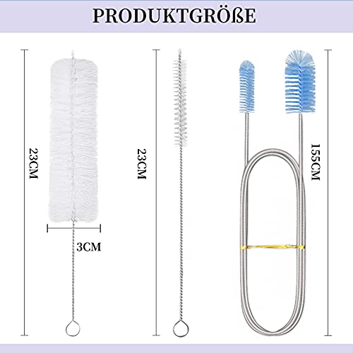 MOSNOW Shisha Reinigungsset, 5er Set Shisha Bowl Bürste Reinigungset Bürsten Set, zur Reinigung von Wasserleitungen… – Bild 4