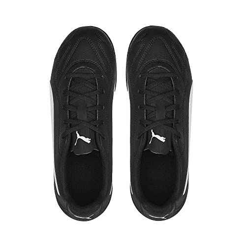 PUMA PUMA Technical Sport Shoe Soccer Black White, 6 US Unisex Big Kid