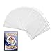 seOSTO 100Pcs Pochette Carte Pokemon, Pochettes Pour Cartes Trading Card Game Collection, Transparente Accessoires Album Classeur Pour Cartes de Poker Tarot Trois Royaumes(sceller)