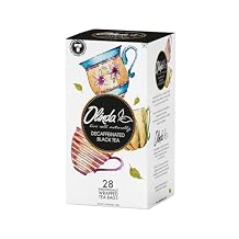 Olinda Decaffeinated Black Tea 28 Individually Wrapped Tea Bags Gluten-Free Vegan Breakfast Black Tea Decaf