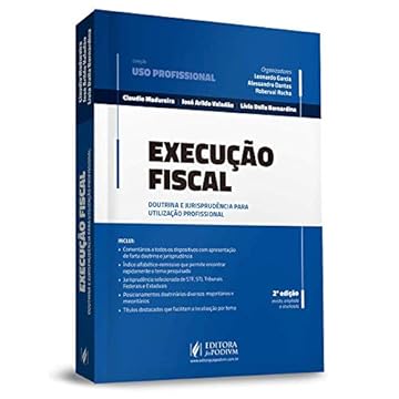 Capa do livro Uso Profissional - Execução Fiscal - 02Edição 21
