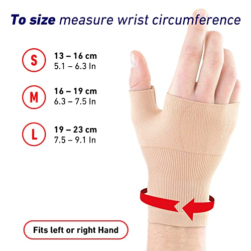 Neo-G Wrist and Thumb Support for Arthritis, Joint Pain, Tendonitis, Sprain - Wrist Brace Wrist Compression Hand Support - L - Beige - Image 6
