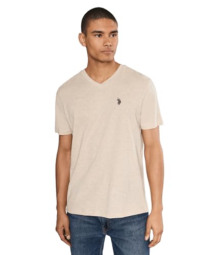 Image of U.S. Polo Assn. Men's Solid V‑Neck T-Shirt
