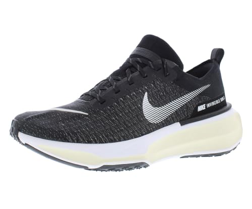 Nike Men's ZoomX Invincible Run Flyknit 3 Sneakers, Black/White, 9.5 UK