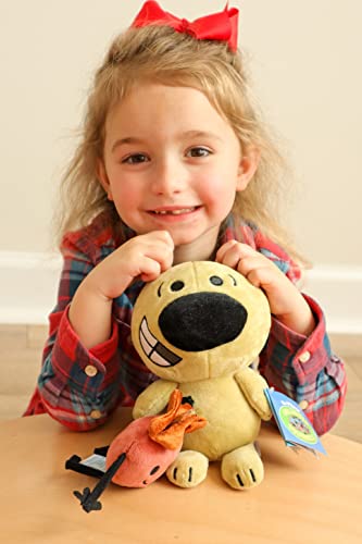 Image of YOTTOY Mo Willems' Collection /Zoom Squirrel & Acorn Soft Stuffed Plush Toy Pair- 8 inch & 3 inch Sitting