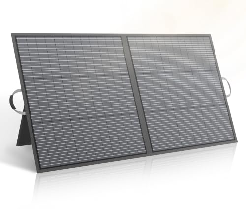 MHPOWOS 110W Tragbares, faltbares Solarpanel mit 20V Ausgang, 23.5% Wirkungsgrad, IP67 Wasserdicht, für Outdoor, Camping, Portable Power Station, Laptops, Wohnmobil, RV