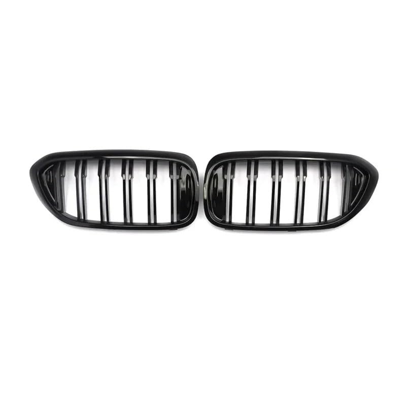 Parrilla frontal para BMW Serie 5 G30 de doble listón negro brillante MagicKit