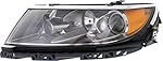 Evan Fischer Headlight Assembly Compatible with 2010-2012 Lincoln MKZ Halogen with Sport Appearance Package CAPA Driver Side