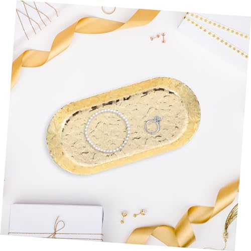 Ipetboom Bandeja Inoxidable con Diseño Moderno para Joyas y Cosméticos para Decoración y Cocinas Multiusos y Práctica para Exhibir Accesorios y Decoraciones - imagen 4