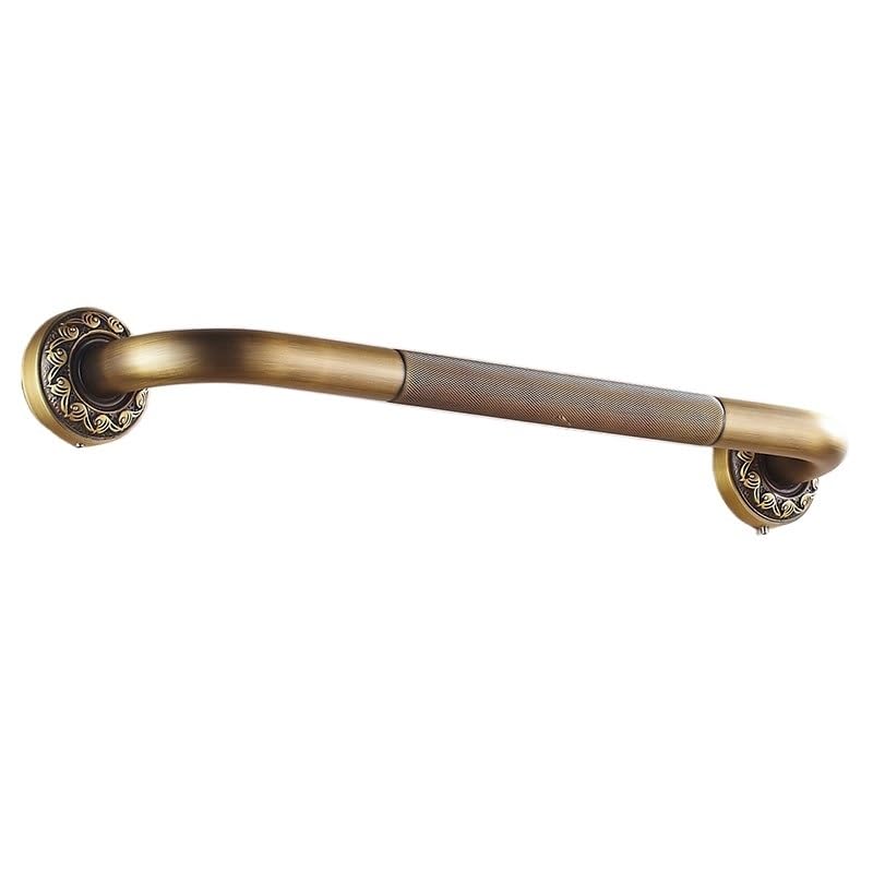 Asidero Ducha Barras de apoyo latón antiguo for montaje en pared, 52 cm, manijas seguridad for baño, barra for ducha, pasamanos for bañera, for el hogar