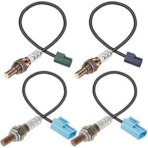 QIJIAUTO O2 Oxygen Sensor Upstream and Downstream 13675 234-3113 250-24403 Compatible with for Infiniti FX35 2003-2006 for Infiniti FX45 2003-2008