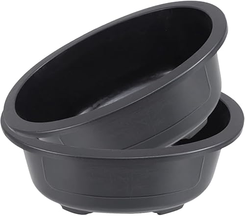 Macetero grande de 20 pulgadas para jardín, maceta de plástico con orificio de drenaje, con tapón de drenaje para interiores y exteriores