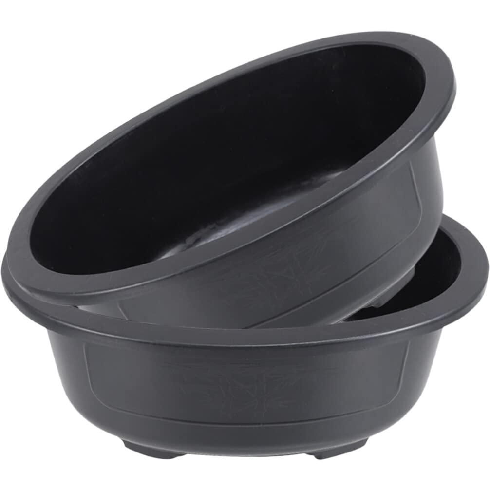 Amazon.com : HOLIDYOYO 2PCS Large Garden Bowl Planter -20 Inches Shallow  Plant Pot Drain Hole Plastic Flowerpot with Drainage Plug for Indoor  Outdoor : Patio, Lawn & Garden