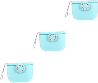 TOYANDONA 3 Pçs Caixa Portátil Caixa De Leite Em Pó Tigela De Leite Em Pó Recipientes De Leite Em Pó Recém-Nascidos Dispensador De Fórmula De Viagem Recipiente De Alimentos Portátil Suporte