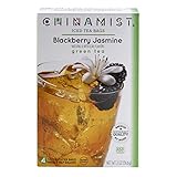 China Mist Iced Tea – Blackberry Jasmine Green Tea Infusion – Refreshing and Delicious – Each Tea Bag Yields 1/2 Gallon – 4 bags.