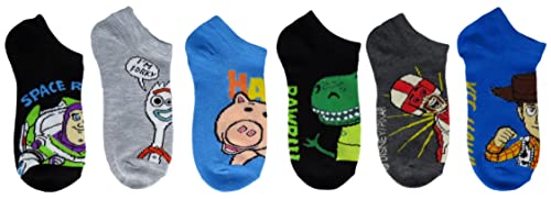 Disney Kids Toy Story No Show Socks 6 Pair Pack