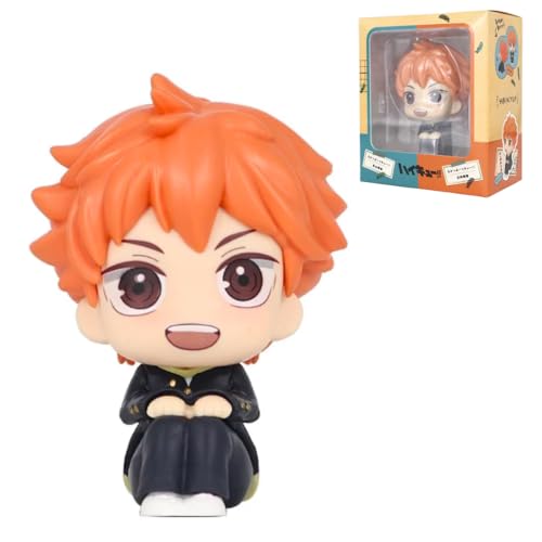 Image of FUNFOB Haikyuu Shoyo Hinata Action Figure Height -10cm Collectible PVC Multicolour | Haikyuu Look up