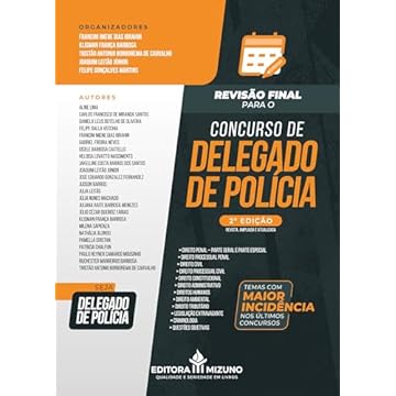 Capa do livro Revisão Final para Delegado de Polícia Civil 2ª edição (2024)