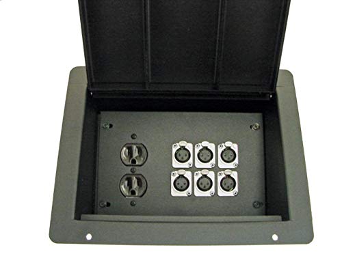usbargainsound ProCraft Pro Audio ���^�t���A�|�P�b�g�{�b�N�X AC 2�c 6XLR/�`�����l�� �R���t�B�O