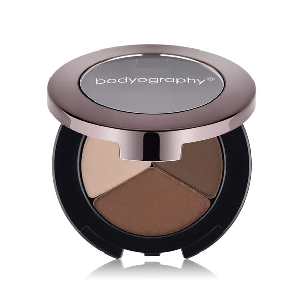 BodyographyBrow Trio Essential Powder - Enhances Eye Brows - Define and Perfect