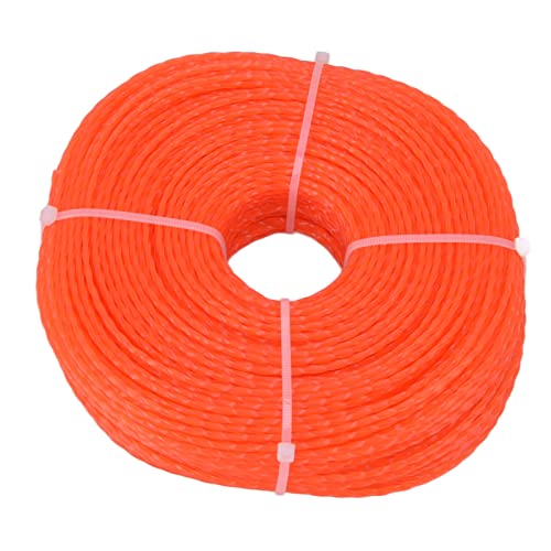KIMISS Hilo de Corte de 2,4 Mm, Hilo de Nailon de 120 M para Cortacésped, Compatible con Accesorios para Cortacésped Pesado, Rendimiento de Corte de Césped Mejorado