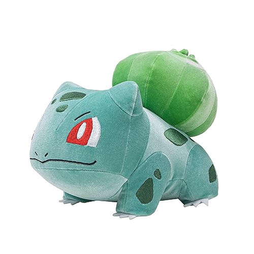 Image of Pokemon Bulbasaur Select Velvet Plush - 8-Inch Bulbasaur Plush with Unique Velvet Fabric and Authentic Details
