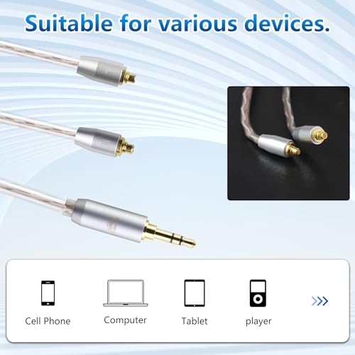 okcsc IE300 to 4.4MM 4 Core Upgraded Replacement Audio Cable Earphones Cable For SENNHEISER IE200/IE300/IE600/IE900 AKG N5005 N30 N40 1.2M/3.9FT - Image 3