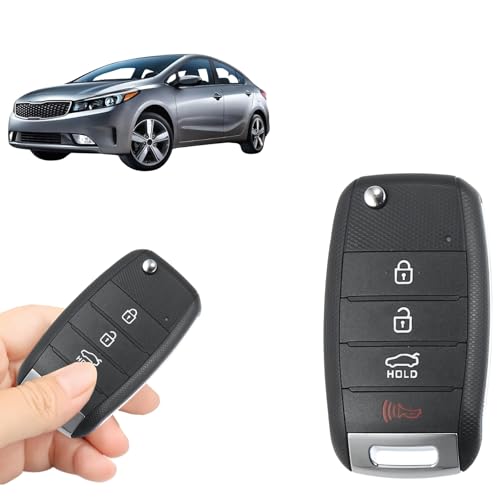 Clé de voiture Kia Forte 2017 2018 défectueuse : clé de rechange 4 boutons 433 MHz FSK