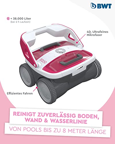 Poolroboter BWT B200 für Pools bis 8 m Reinigung von Boden, Wand und Wasserlinie