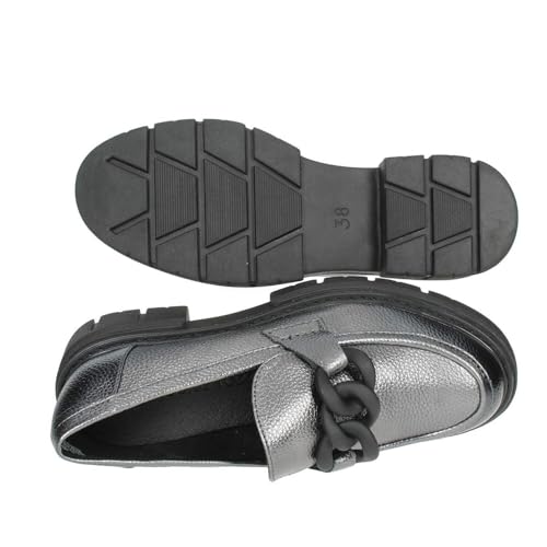 Image of MARCO TOZZI Women's Elegant Vegan Loafer with Heel