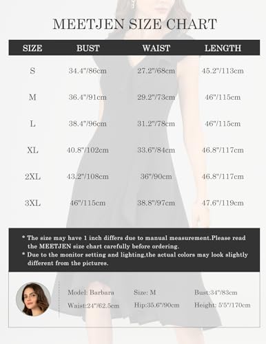 Meetjen Wedding Guest Dresses for Women Short Sleeve Cocktail Party Dress Ruffle Split Graduation Midi Dress White L - Thumbnail 6