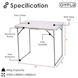 Oypla 80cm Portable Folding Outdoor Camping Kitchen Work Top Table - Image 2