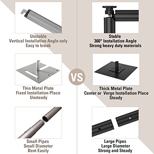 Lonseng Backdrop Stand Heavy Duty - Pipe And Drape Backdrop Stand Kit - 10'X10' Photo Backdrop Stand - Adjustable Stand For Backdrop - Background Stand Backdrop For Wedding Party Events Photobooth #TOP6