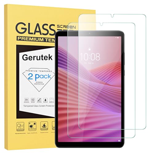 Gerutek 2 Pezzi Pellicola Protettiva per Lenovo Tab One/Tab K9 8.7 Pollici 2025, Pellicola in Vetro Temperato per Lenovo Tab One/Tab K9 8.7 [Ultra Trasparente] [Anti-graffio] [Bubble-Free]