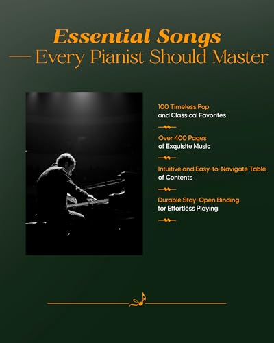 image for Hal Leonard 100 of the Most Beautiful Piano Solos Ever | Piano Sheet M