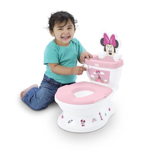 image for Bright Starts Disney Junior Minnie Mouse My Size Potty Training Toilet