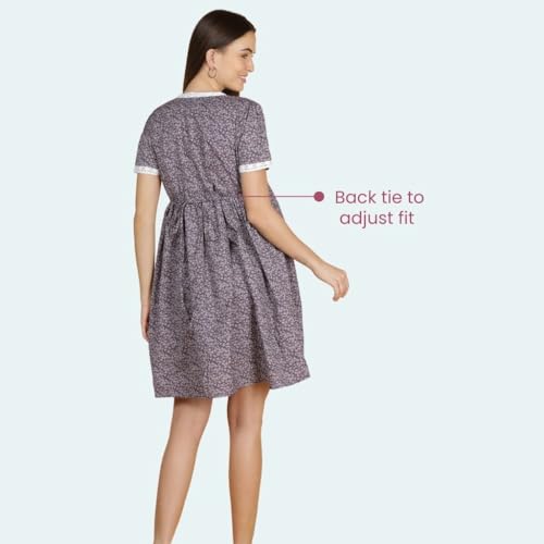 Image of Morph Maternity | Maternity Dresses for Women | Fits During Pregnancy & Post Pregnancy | Back Tie to Adjust