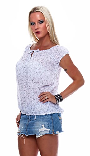 ZARMEXX signore floreali a maniche corte camicia