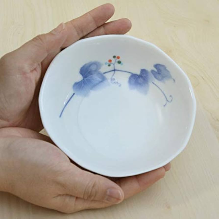 陶器 平小鉢 4枚 ぶどう柄 窯印あり ぶどうの食器の通販|