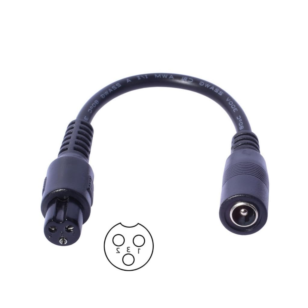 Elnwnnkc 22AWG 5.5x2.1mm Female Adapter Cable Extender Line DC5521 Convert to Multiple Plugs for Electronics