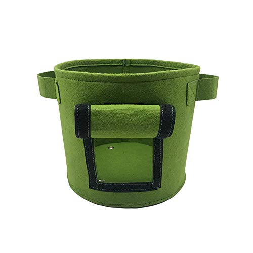 Emorias 1 X Potato Planting Bag Grown bags for Tomato Carrot Onion Cucumber Aubergine Green Color 23 * 26cm