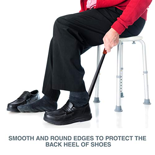 Healifty Metallo Calzascarpe 41.5cm Extra Lungo