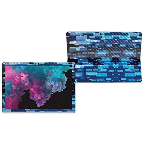 Image of MIGHTY SKINS MightySkins Carbon Fiber Skin for Microsoft Surface Pro 6 - Space Blocks | Protective, Durable Textured Carbon Fiber Finish | Easy to Apply, Remove, and Change Styles | Made in The USA