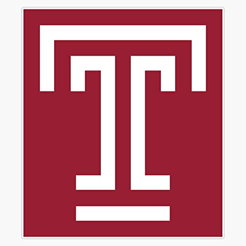 Magnet Temple University Logo Viny Magnetic Bumper Sticker 5