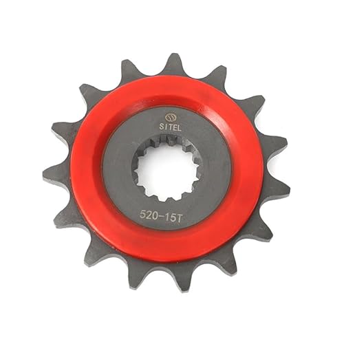 JNCGESW pour Suzuki GW250 GSX250R DL250 Zontes 310,Pignon Avant de Moto Silencieux et Durable 15T, Roue de chaîne, Volant d'inertie Avant, pignon 15