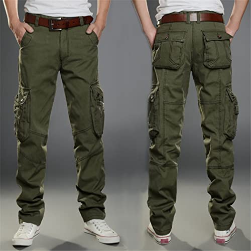 Pantalon de combat militaire multi-poches en coton résistant pour homme actif